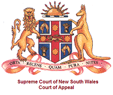 Supreme Court of New South Wales Court of Appeal